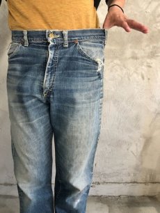 画像9: 70's Lee 101Z サイド黒 デニムパンツ W35 (9)