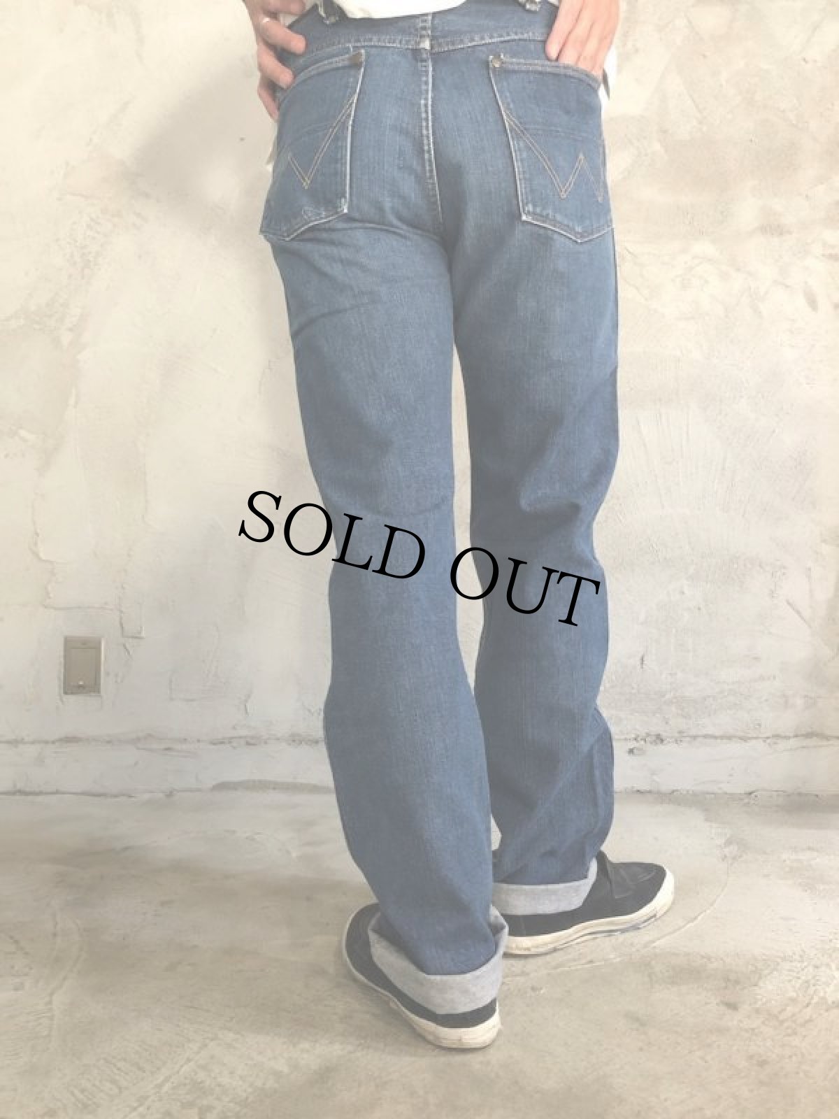 画像5: 1960's Wrangler 11MWZ 斜めベル デニムパンツ (5)