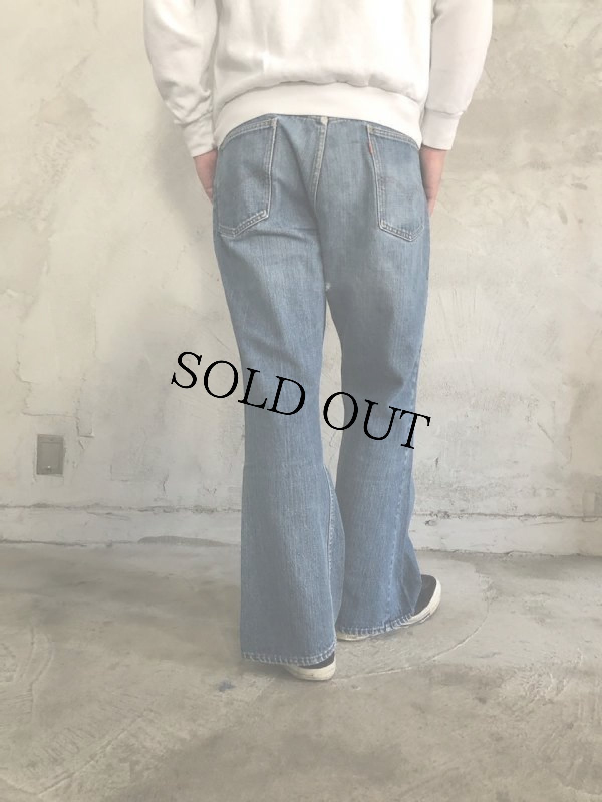 画像5: 70's LEVI'S 646 BIGE デニムパンツ (5)