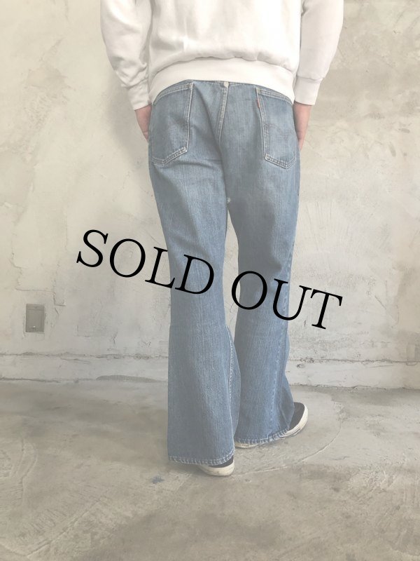 70's LEVI'S 646 BIGE デニムパンツ 70年代 ビッグe ビッグイー フレア