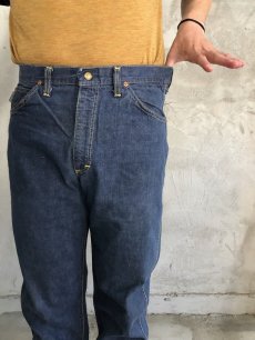 画像8: 70's Lee バッドダイ デニムパンツ W32 (8)