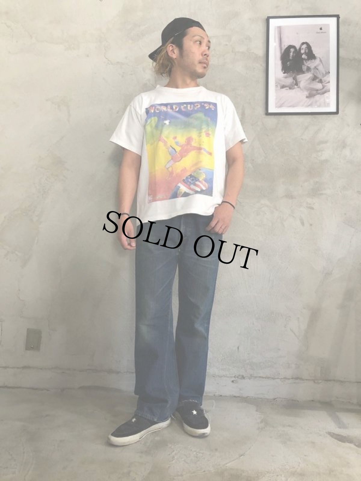 画像7: 70's LEVI'S 517 BIGE デニムパンツ W36 (7)