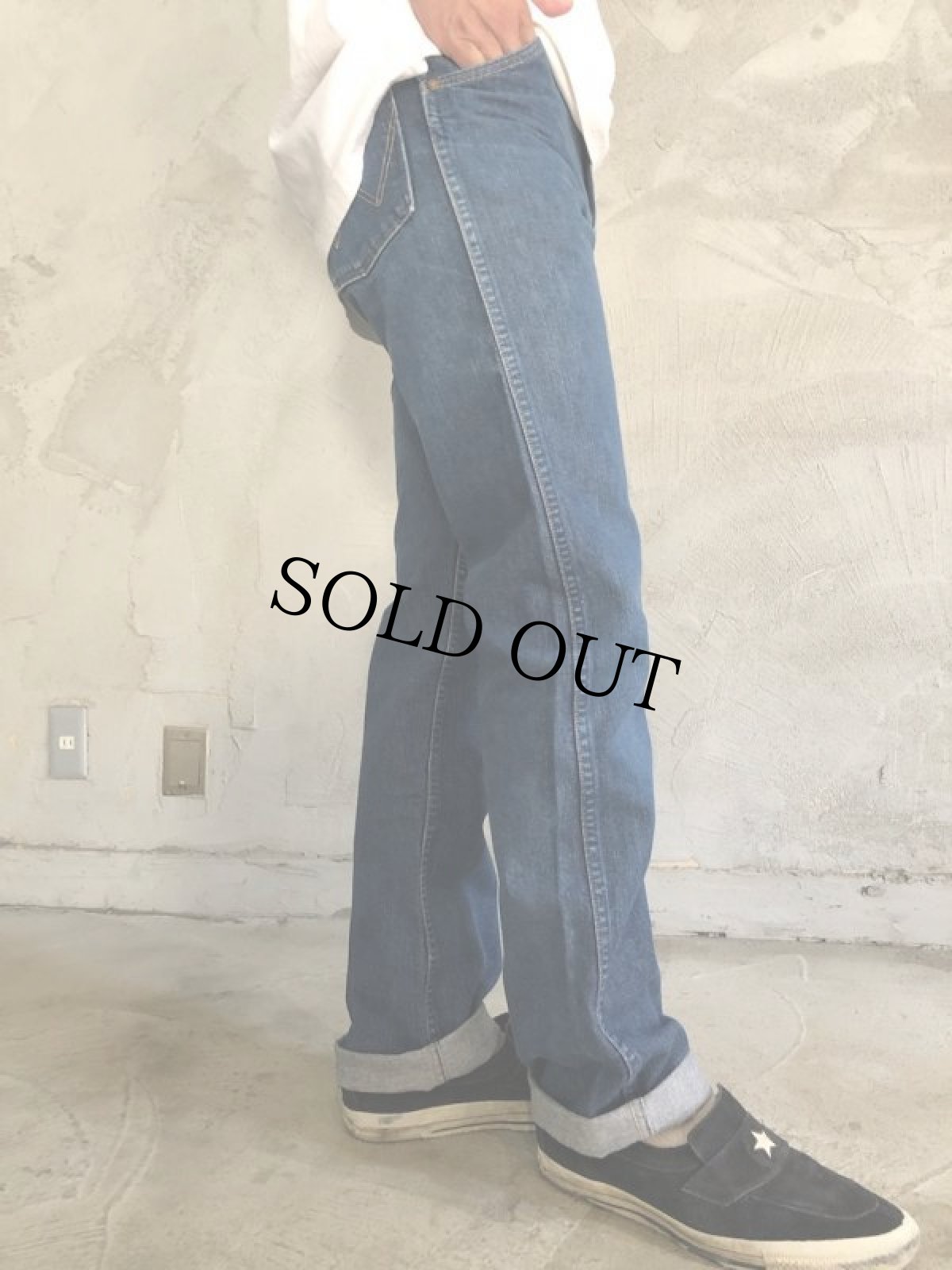 画像4: 1960's Wrangler 11MWZ 斜めベル デニムパンツ (4)