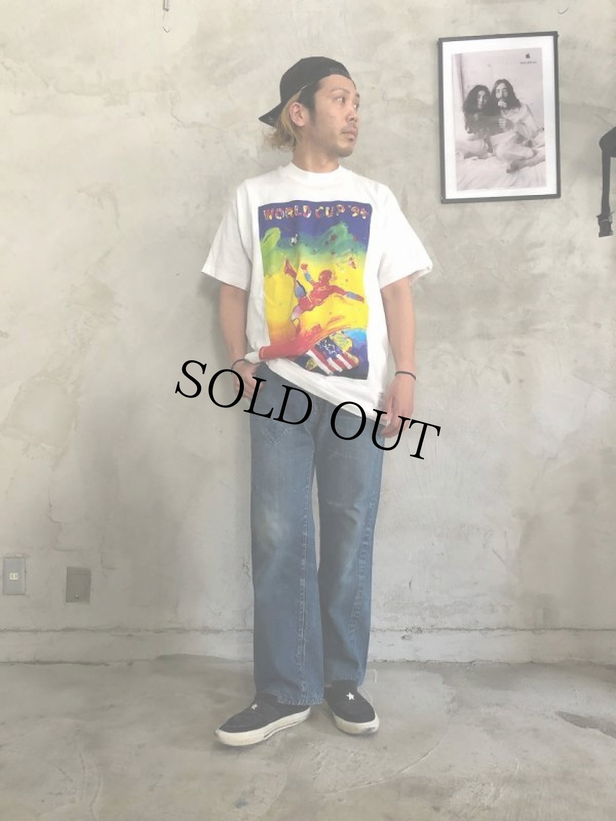 画像5: 70's LEVI'S 517 BIGE デニムパンツ W35 (5)