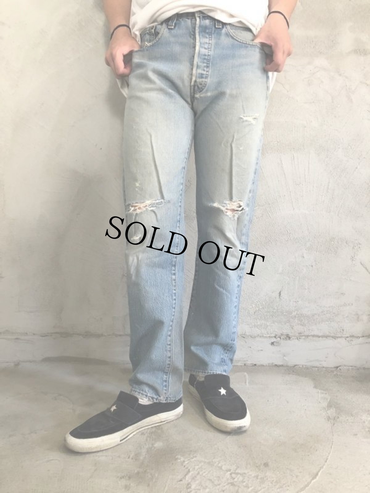 画像2: 80's Levi's 501 赤耳 デニムパンツ W31 (2)
