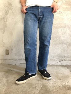 画像2: 60's〜70's LEVI'S 501 BIGE デニムパンツ W33 (2)