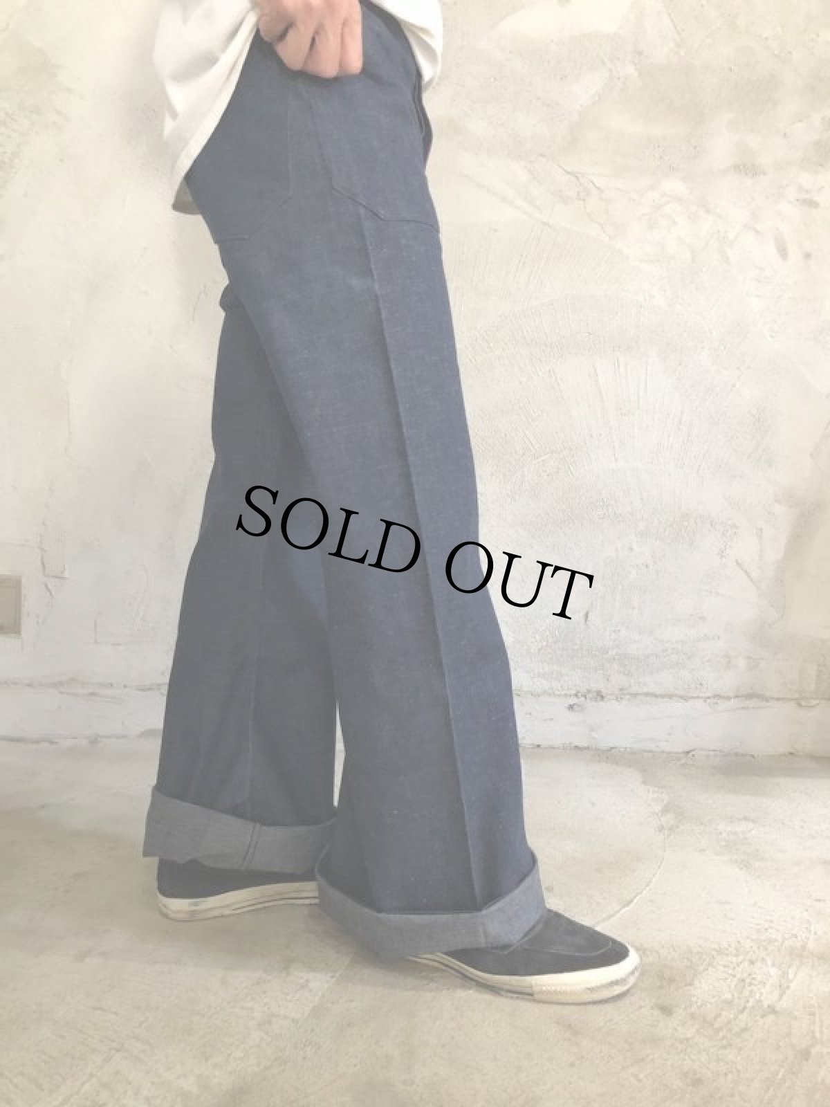 画像4: 40's〜50's USN デニム巻きパンツ DEADSTOCK (4)