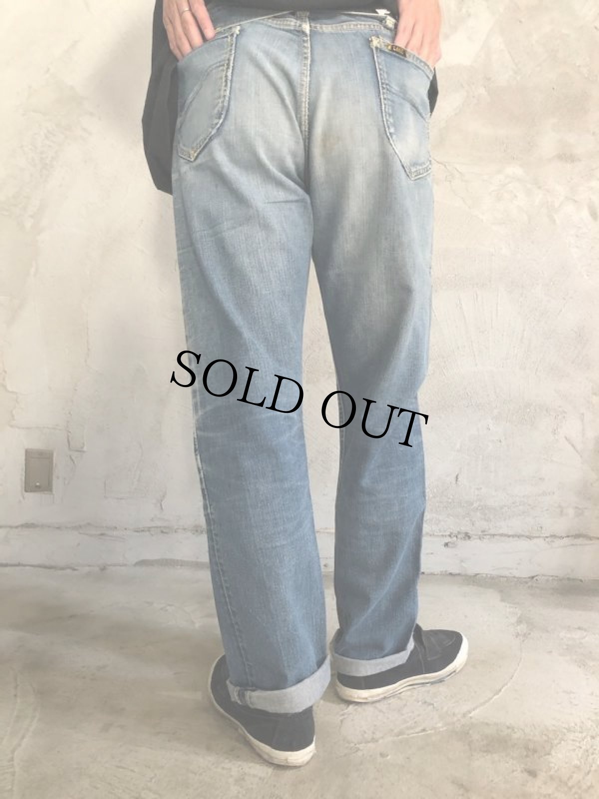 画像6: 70's Lee 101Z サイド黒 デニムパンツ W35 (6)
