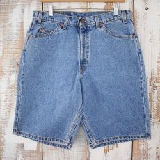 画像1: 90's Levi's 550 デニムハーフパンツ W33 (1)