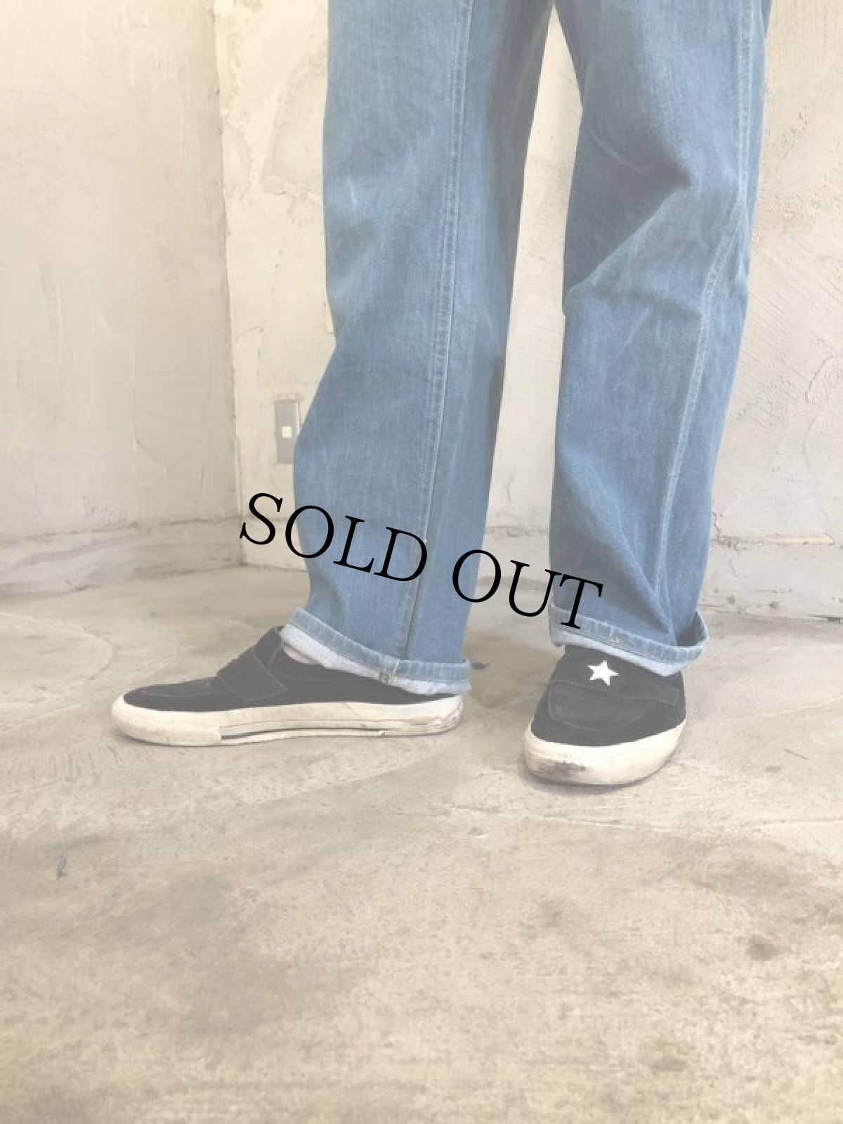 画像7: 70's Lee 77 BOSS OF THE ROAD サスペンダーボタン付きデニムペインターパンツ (7)