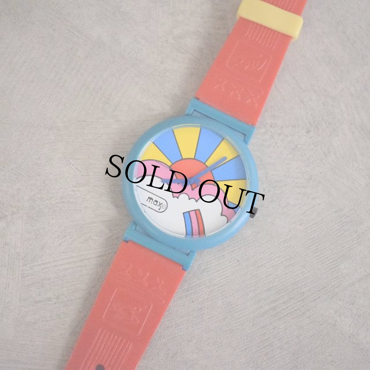 画像1: 80's PETER MAX NEO MAX "SAVE THE RAIN FOREST'S" Watch (1)