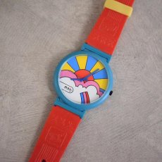 画像1: 80's PETER MAX NEO MAX "SAVE THE RAIN FOREST'S" Watch (1)