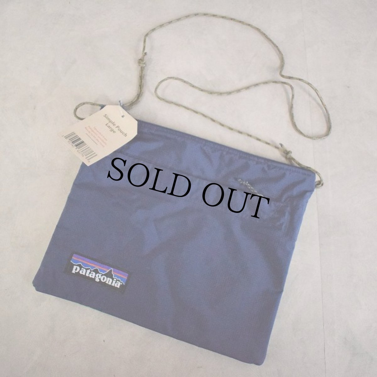 画像1: Patagonia USA製 "Upcycled Simple Pouch" Nylon Sacoche L DEADSTOCK (1)