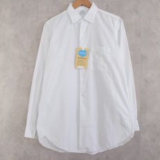 画像1: 60's PILGRIM White Cotton Shirt DEADSTOCK (1)