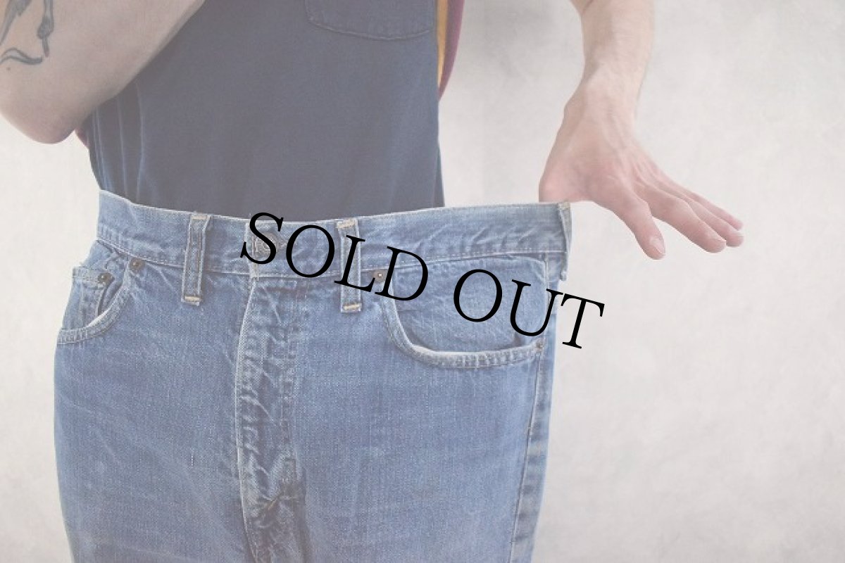 画像6: 70's Levi's 517 66single ブーツカットデニムパンツ W35 (6)