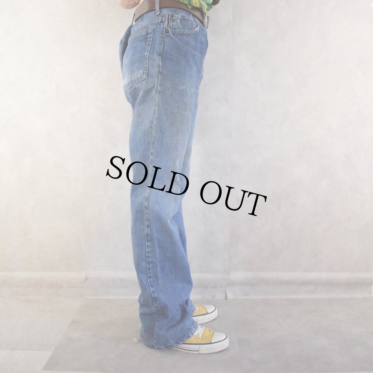 画像3: 70's Levi's 517 66single ブーツカットデニムパンツ W35 (3)