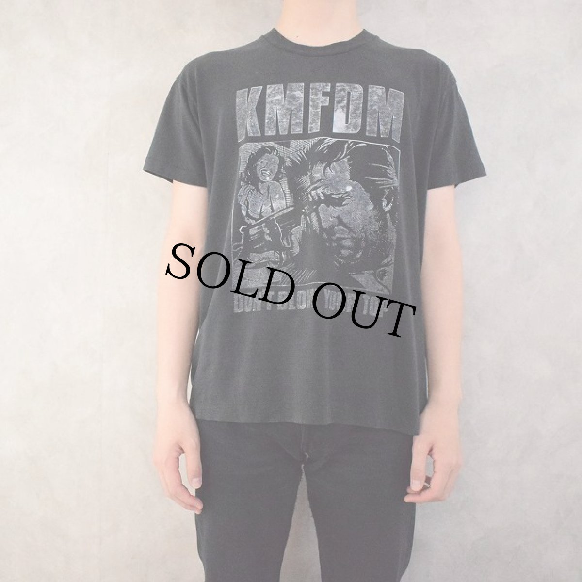 画像2: 80's KMFDM  バンドTシャツ (2)