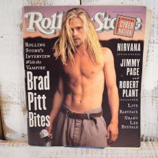 画像1: 1994 Rolling Stone "Brad Pitt Bites" Magazine (1)