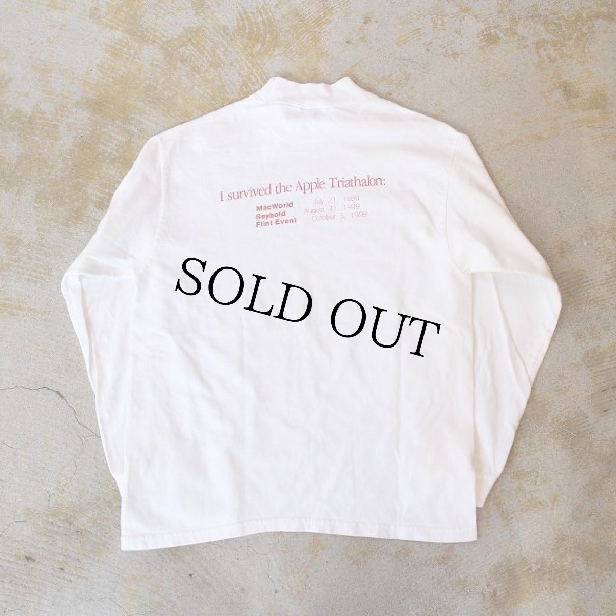 画像2: 1999 Apple "Apple Launch Team" モックネックロンT M (2)