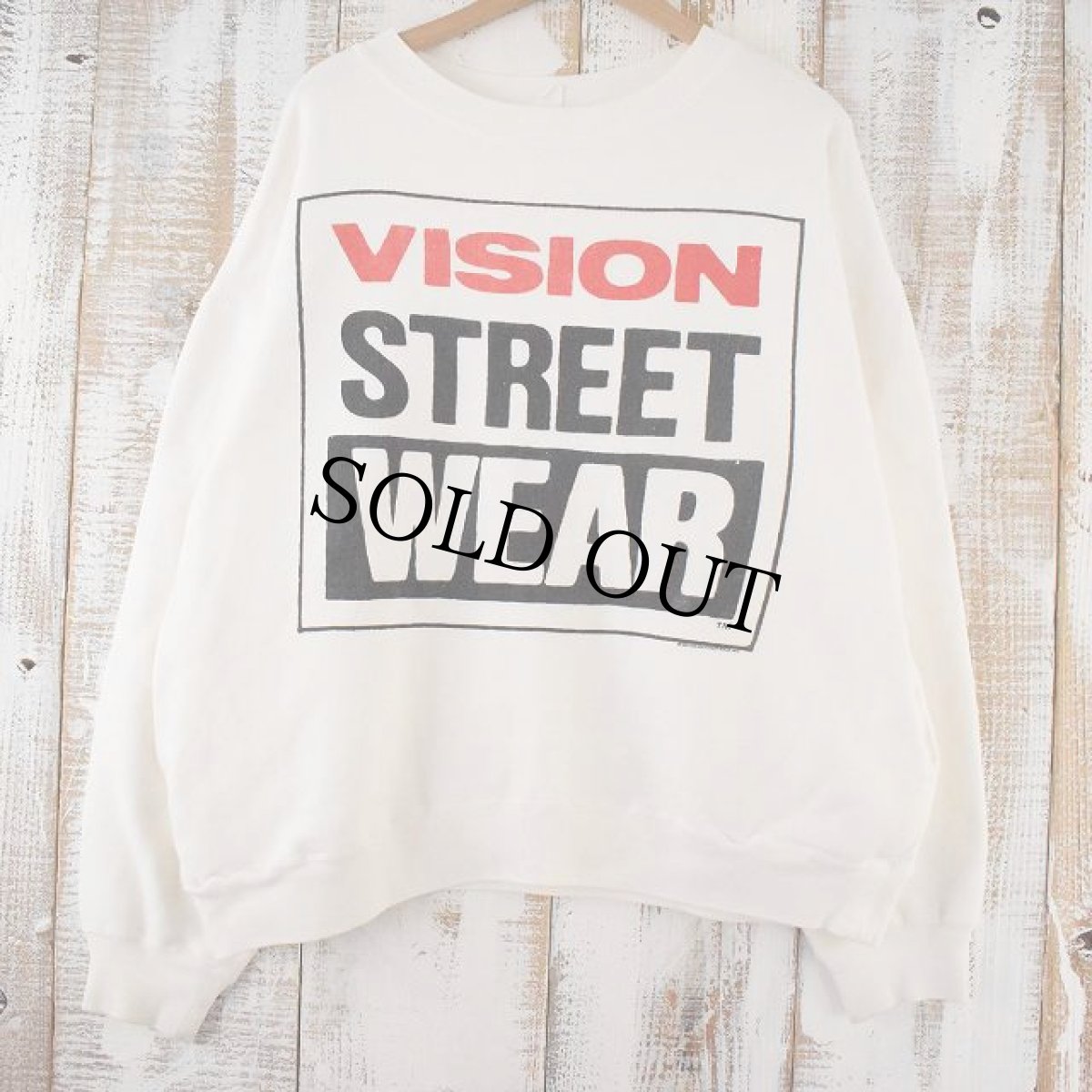 画像1: 80's VISION STREET WEAR スケートブランド ポケ付きスウェット (1)