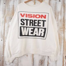 画像1: 80's VISION STREET WEAR スケートブランド ポケ付きスウェット (1)