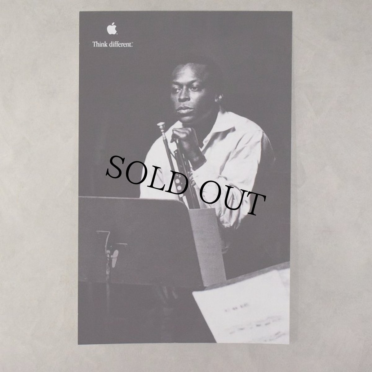 画像1: 90's Apple Think different Poster "Miles Davis" (1)