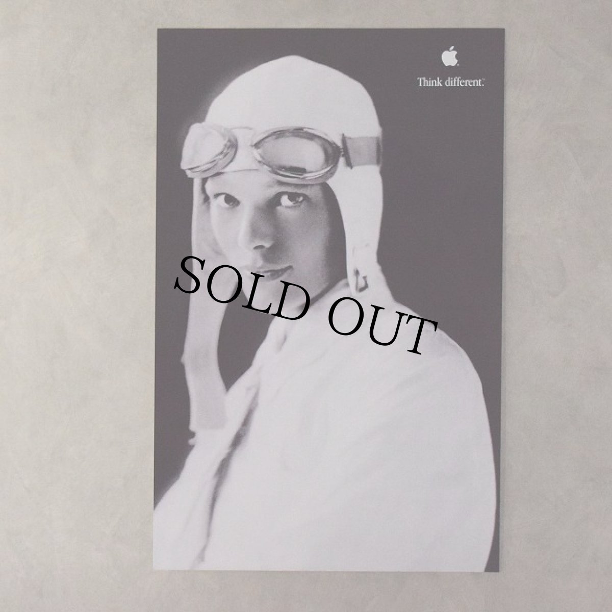 画像1: 90's Apple Think different Poster "Amelia Earhart" (1)