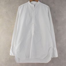 画像1: 30〜40's A Sulka & Company "襟付き" ノーカラー Shirt (1)