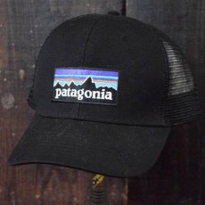画像1: Patagonia ロゴ刺繍 メッシュキャップ (1)