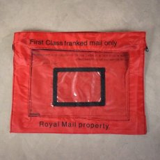画像2: Royal Mail letter bag DEAD STOCK? "RED" DEADSTOCK 袋付き (2)