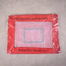 画像1: Royal Mail letter bag DEAD STOCK? "RED" DEADSTOCK 袋付き (1)