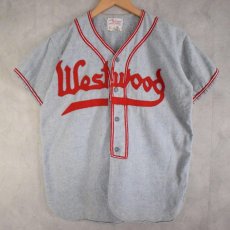 画像1: 40〜50's BUCKY Ｗarren "Westwood" Baseball Shirt (1)