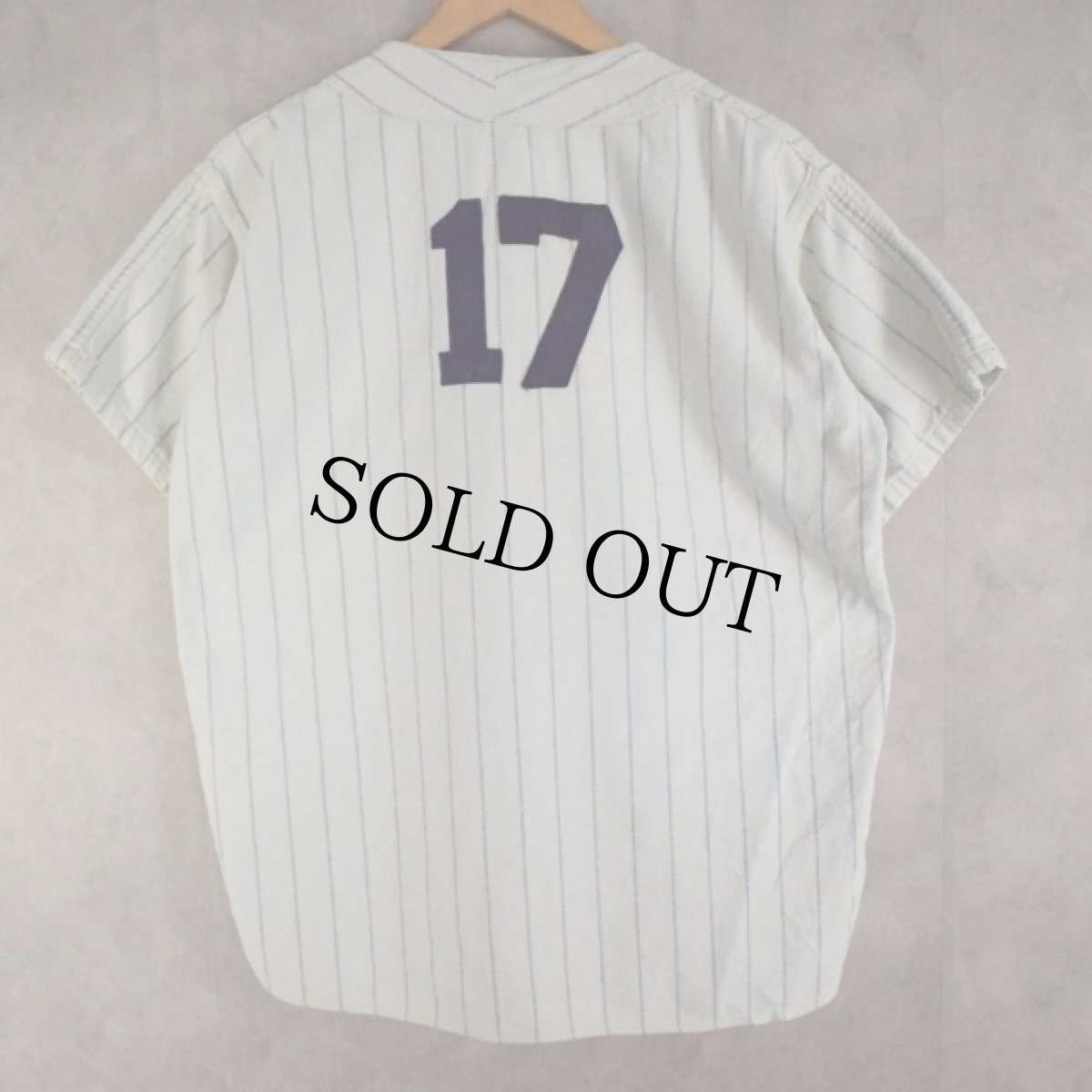 画像2: 50〜60's Southern "Downtown" Baseball Flannel Shirt M (2)