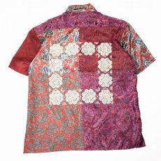 画像3: ink "BANDANA PATTERN SHIRT" RED TONE 【M】 (3)