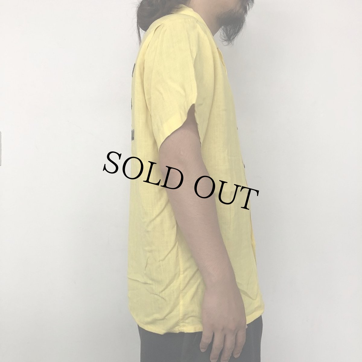 画像5: 50〜60's  チェーンステッチ Linen Bowling Shirt (5)