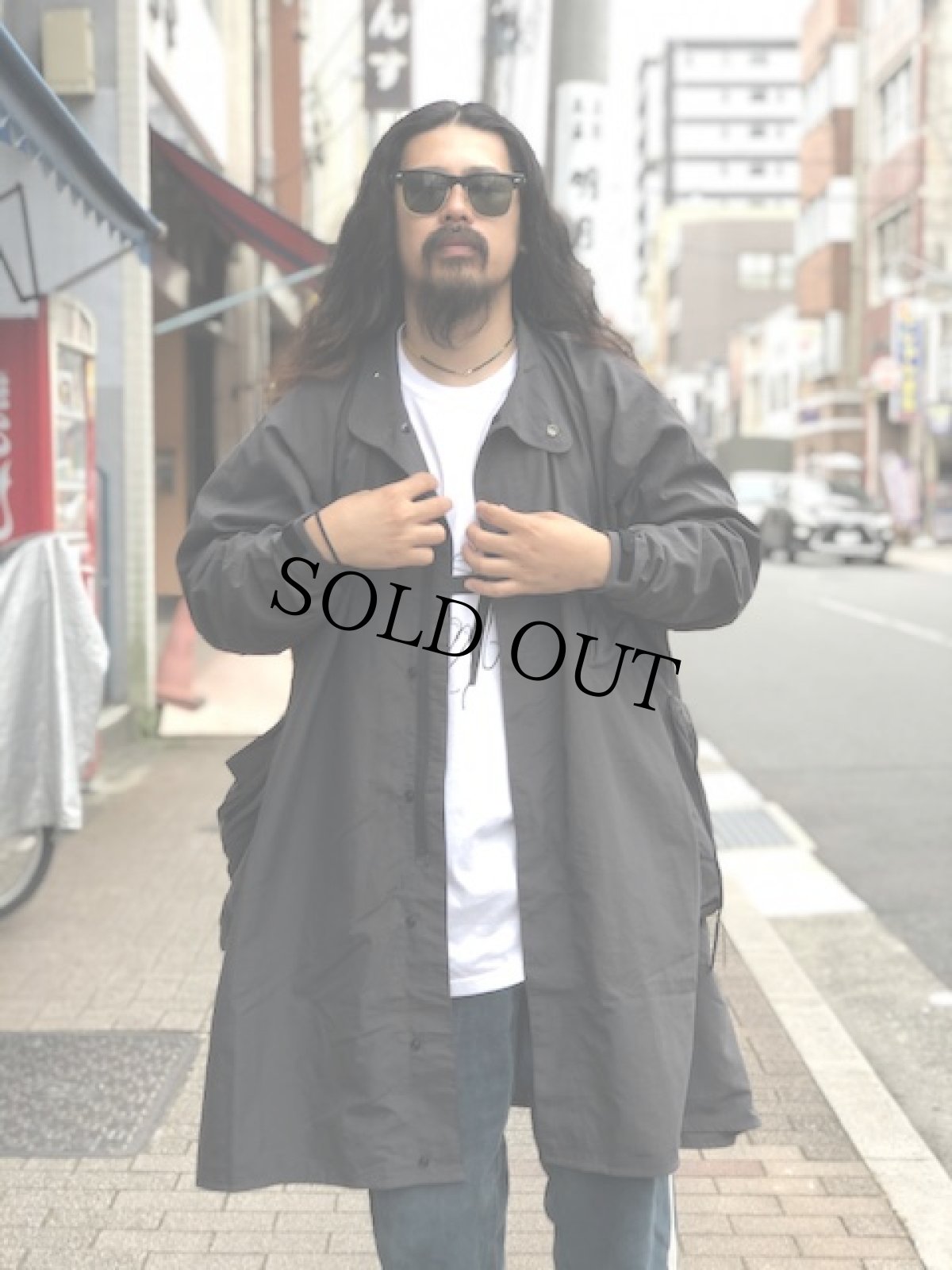 画像3: COMFY OUTDOOR GARMENT "RAIN FALLS PONCHO" BLACK 【M】 (3)