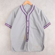 画像1: 60's "マチ付き" Cotton Baseball shirt (1)