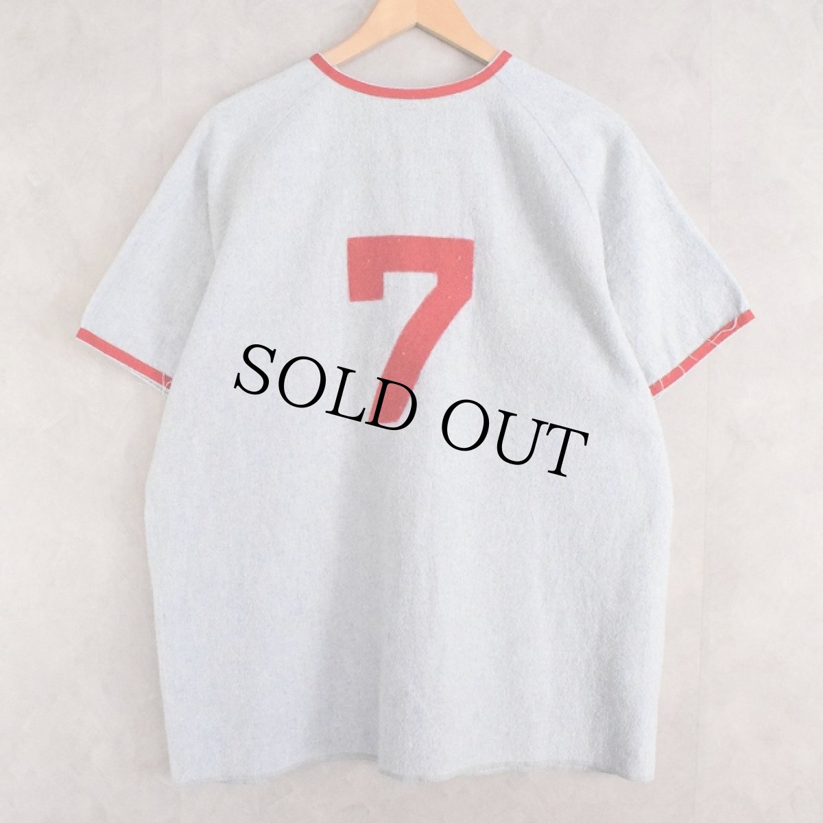 画像2: 50's〜 "CINCINNATI" Frannel Baseball shirt (2)