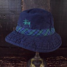 画像1: 90's STUSSY USA製 バケットハット MEDIUM DEADSTOCK (1)