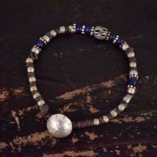 画像1: RORAN "Antique Grass Beads×Old Silver" ブレスレット (1)