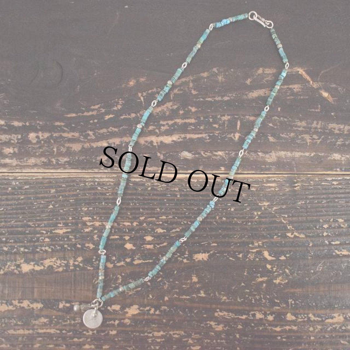 画像2: RORAN "Tibet Turquoise×Antique Silver Coin" ネックレス (2)