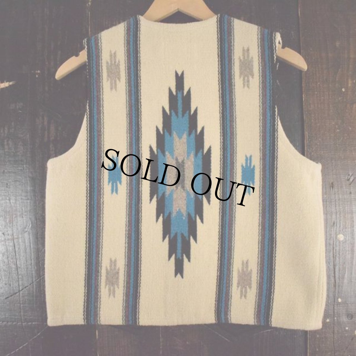 画像2: 50's〜 CENTINELA USA製 チマヨベスト 38 (2)