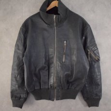 画像1: ドイツ軍 Flight Leather Jacket (1)