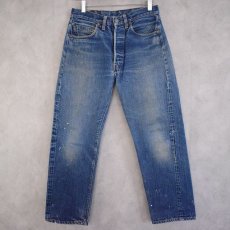 画像1: 60〜70's LEVI'S 501 BIGE デニムパンツ W29 (1)