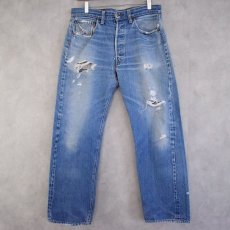 画像1: 60〜70's LEVI'S 501 BIGE デニムパンツ W31 (1)