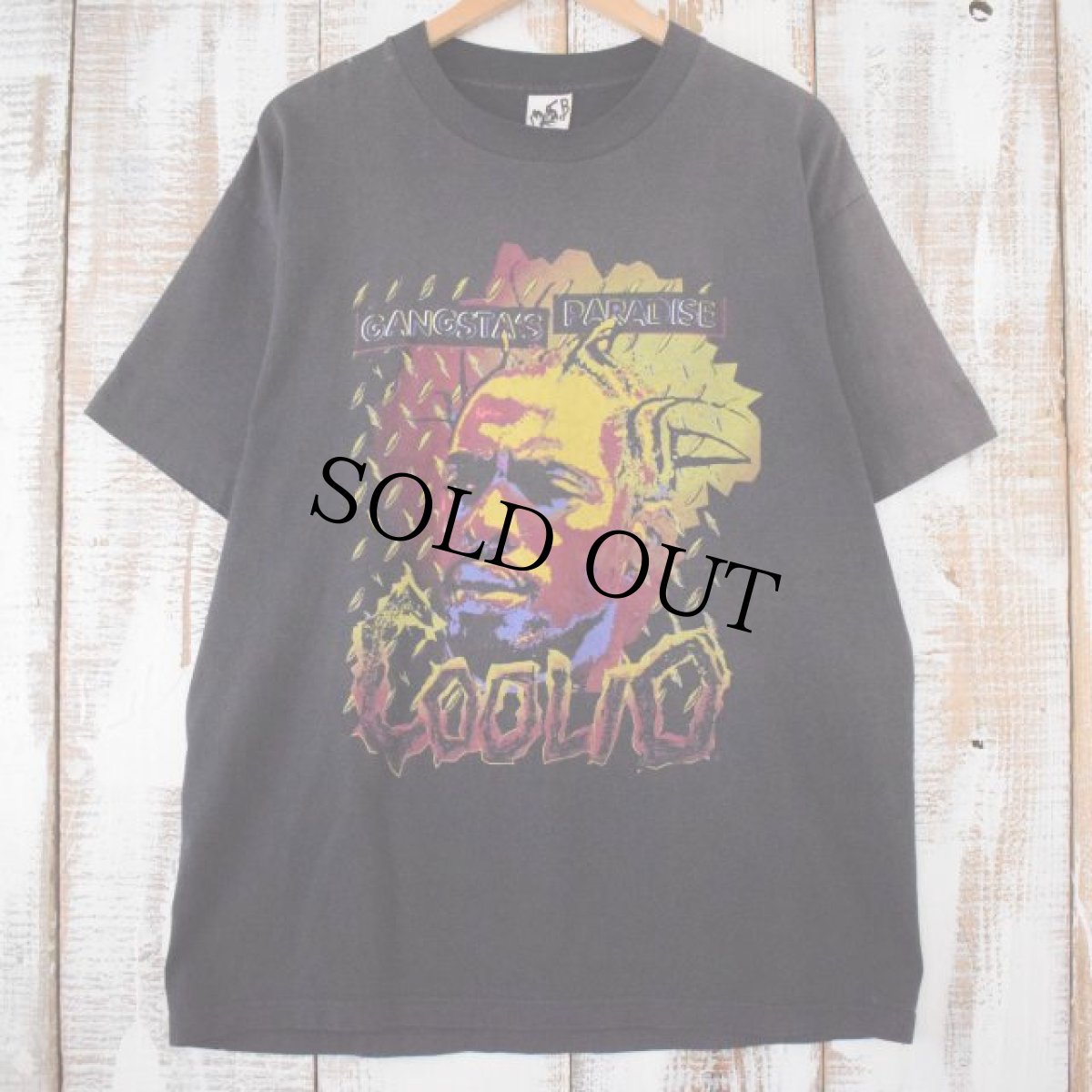 画像1: 90's COOLIO USA製 GANGSTA'S PARADISE ヒップホップTシャツ XL (1)