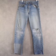 画像1: 70's Levi's 505 赤耳 66single デニムパンツ W30 (1)