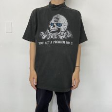 画像3: 90's STONE COLD USA製 "YOU GOT A PROBLEM SON ?!" スカルプリント プロレスTシャツ XL (3)