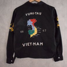 画像1: 60's "VUNG-TAU" Vietnam Souvenir Jacket (1)