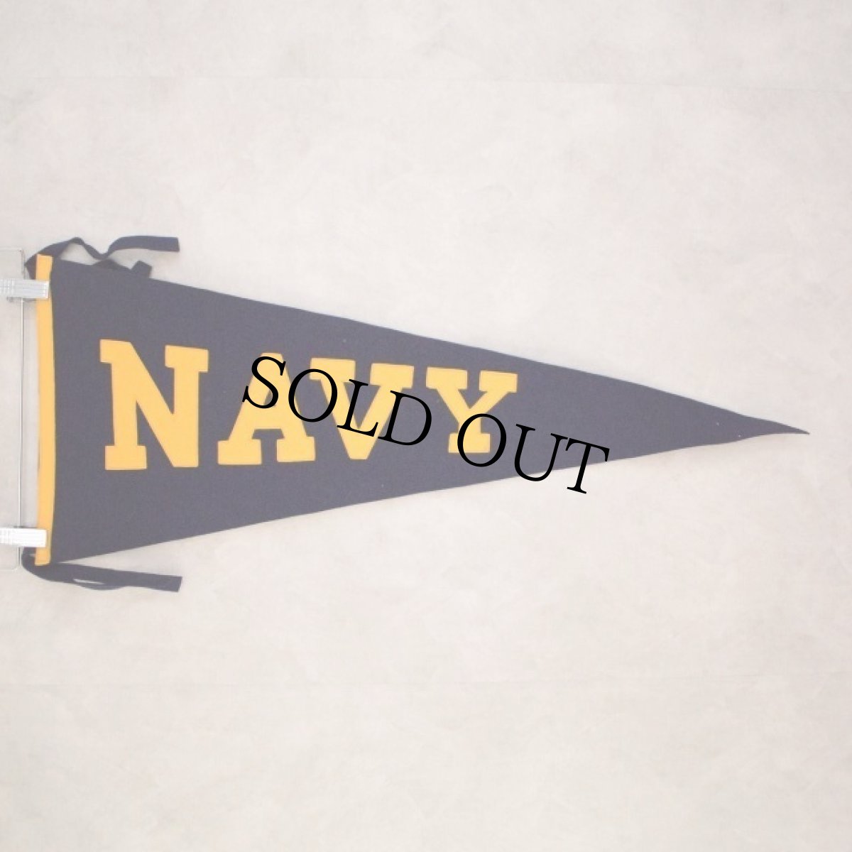 画像1: Navy Felt Pennant (1)